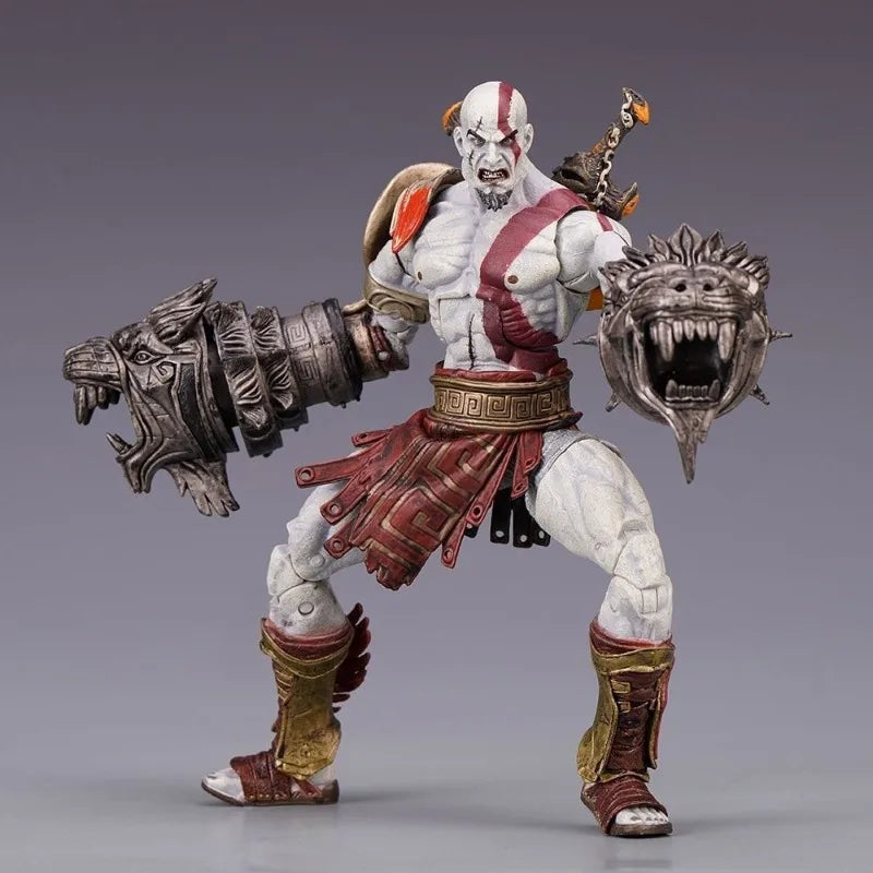 NECA God of War III Ultimate Kratos Kui Ye Boxed Deluxe Edition Articulated Action Figure Model Toy Collectible Gift for Boys