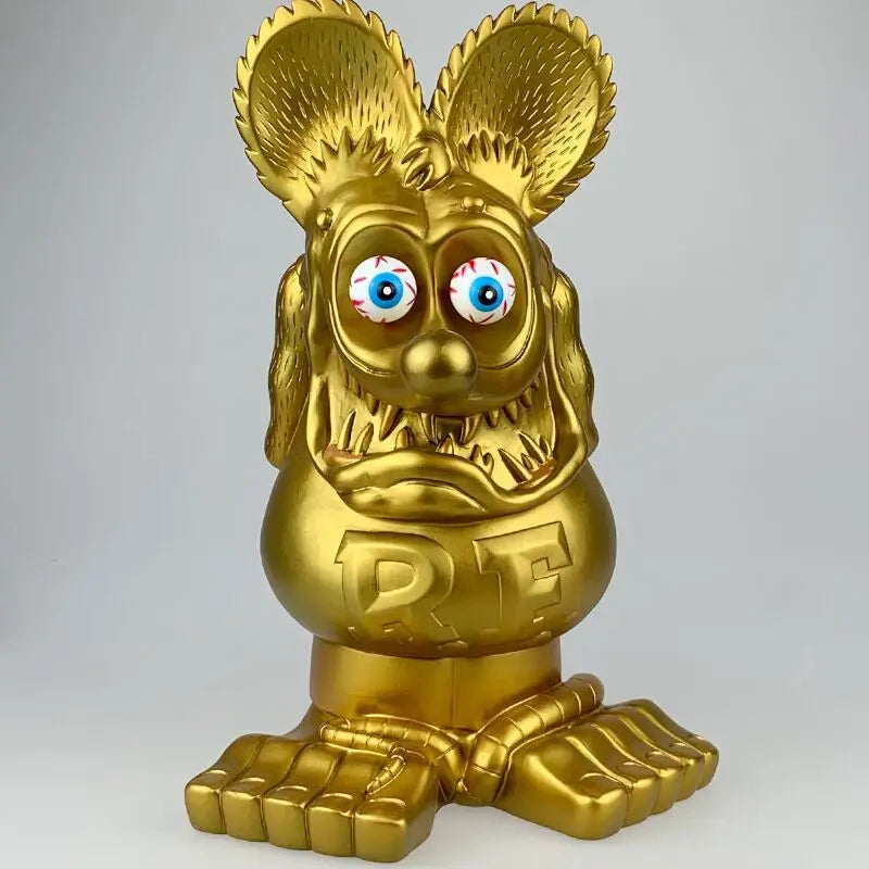 2025 Hot Selling OverSize 33cm tall The Tales of the Rat Fink Rat Fink PVC Statue Figure Collectible Model Toy