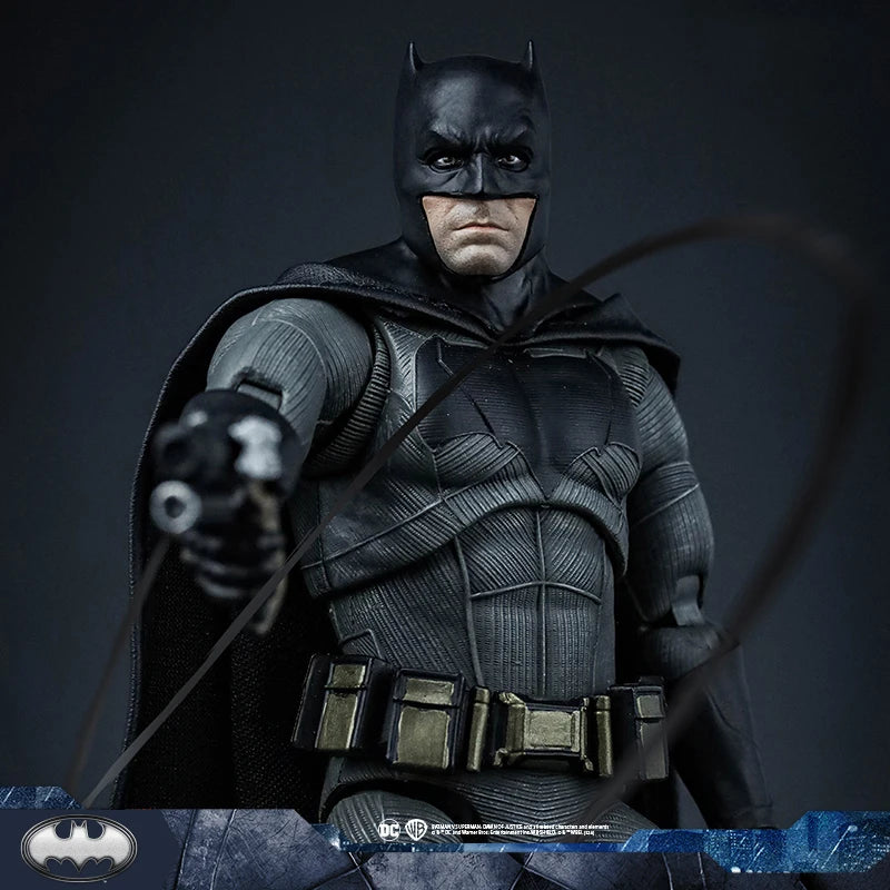 Fondjoy DC Heavy Armor Batman Movie Character Model Light Armor Big Batman 1/9  Action Figures 19cm Collect Ornaments Boy Gifts