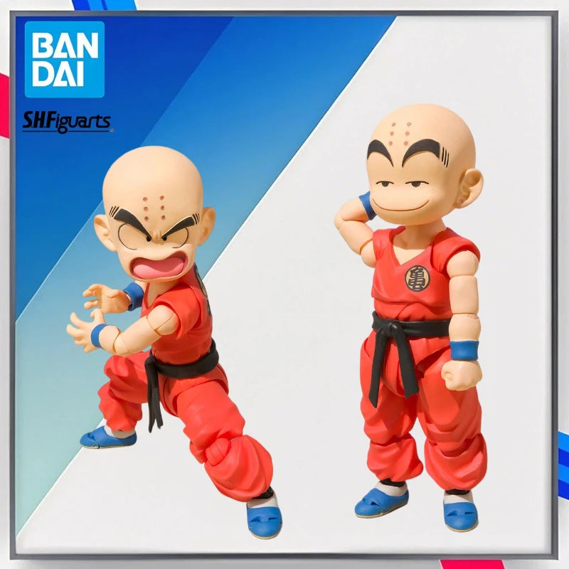 100% Original Bandai Dragon Ball Sh Figuarts Shf Klilyn Krillin Action Figures Anime Model Toys Figura Pvc Gifts in Stock