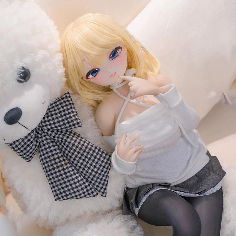 85 cm große Anime-Charakterpuppe im Maßstab 1:2, beweglicher Kopf, Skulptur aus PVC, verstellbare Gliedmaßen, menschliches Körpermodell, Shop