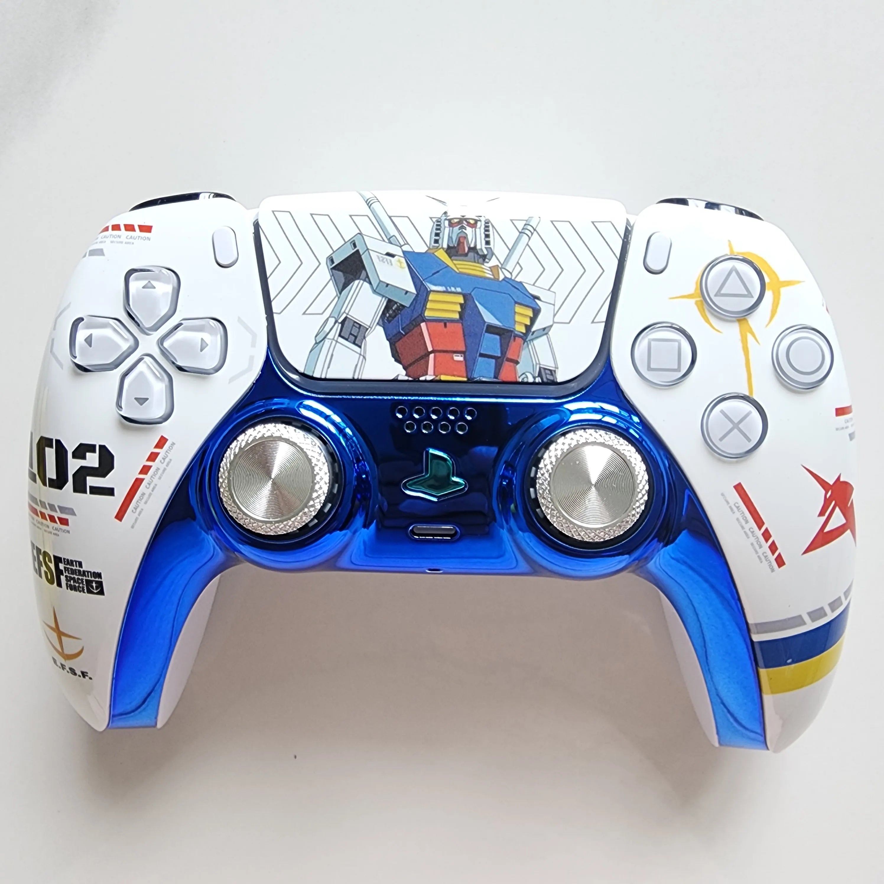 NEWJohnny Old Video Gamer Handmade Original Gamepad Upgraded Hall TMR Electromagnetic Joystick PS5 Wireless Gaming Controller