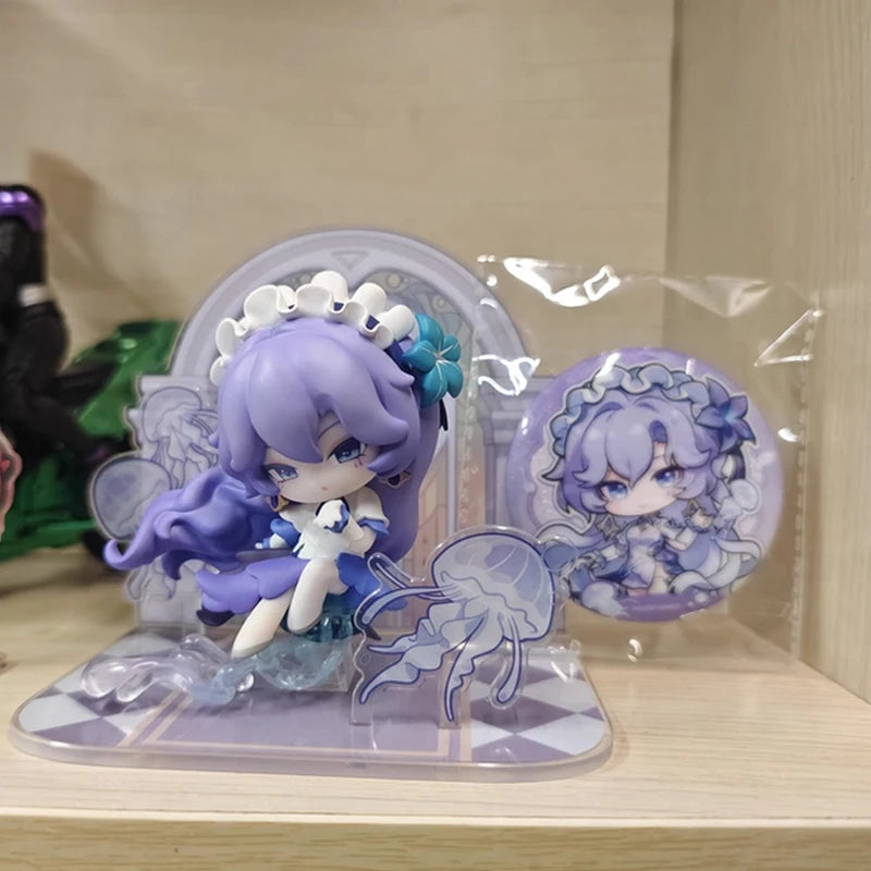 In Stock Genuine Wuthering Waves Cantarella Q Version Figurine Model Ornament Kuro Game Cantarella Anime Game Merchandise Toy