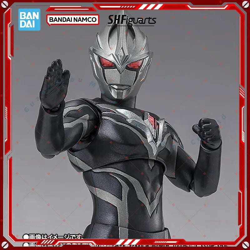 In Stock Genuine Bandai Ultraman Model Kit SHF Guil Arc The Dark Warrior Anime Action Figure Collection Finished Model Toys Gift