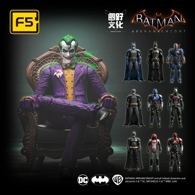 New F5 Circular Culture Batman (Crazy Edition): Arkham Knight's Fatal Strike Red Hood Assembled Mobile Model Toy Collection