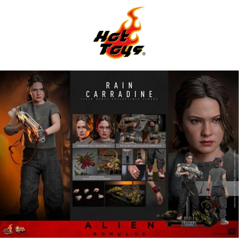 In Stock Original Hottoys Ht 1/6 Scale Mms793 Rain Carradine Action Figure, Alien Romulus Collectible Scale Model Toy Gift