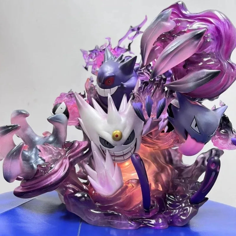 29cm Pokemon Action Figure Gengar Family Can Glow Extremely Large Model Desktop Ornament Decorations Holiday Gift Children Toy