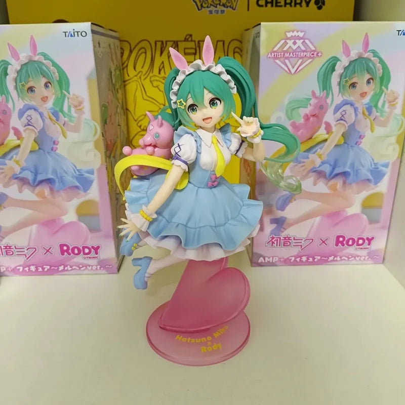 In Stock TAiTO AMP+ Hatsune Miku×Rody ~Fairy Tale Ver.~ PVC 17CM Anime Action Figures Model Collection Toy