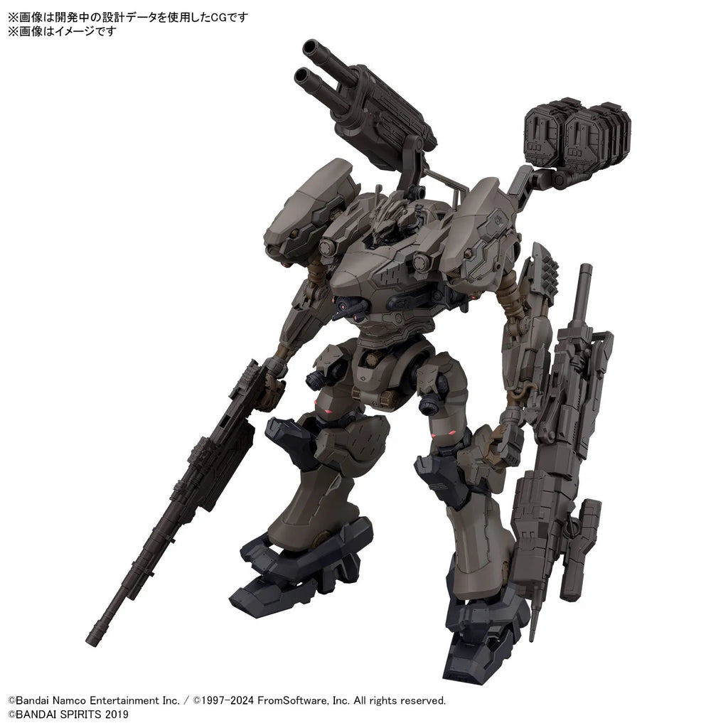 Bandai 30MM Model Kit ARMORED CORE VI NIGHTFALL STEEL HAZE Anime Figure BD011 MELANDER Liger Tail CC2000 ORBITER Assembly Robot