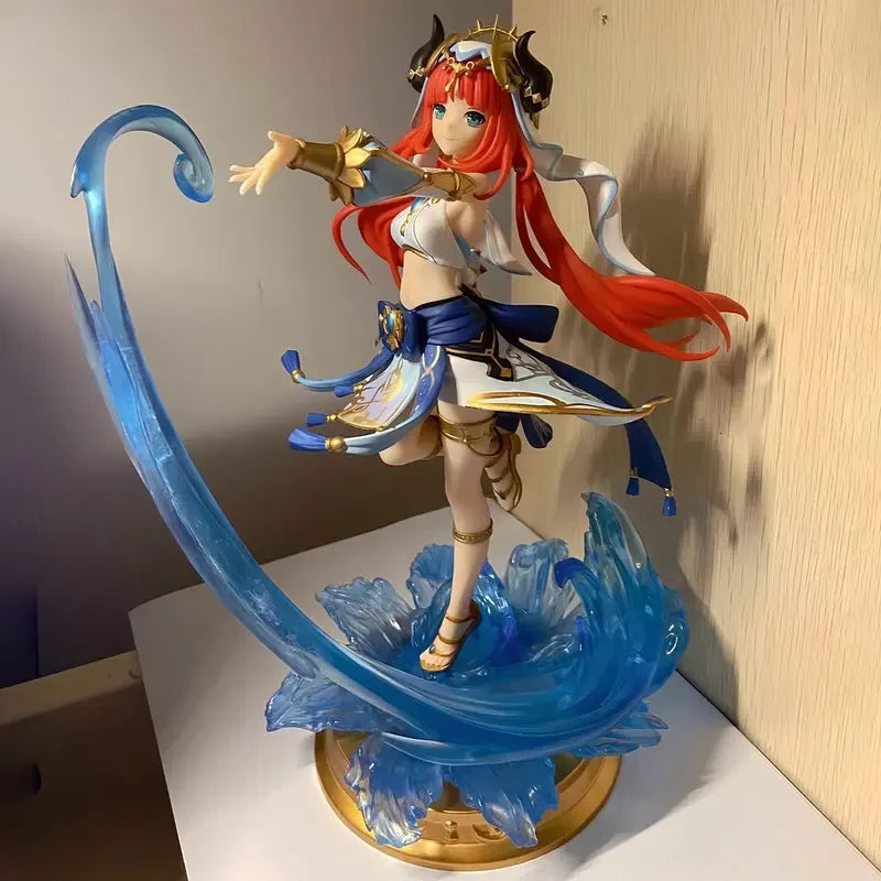 Genshin Impact Nilou Floral Dancer Action Figure PVC Model Statue Elegant Pose Game Collectible Desktop Decoration Toy Boys Gift