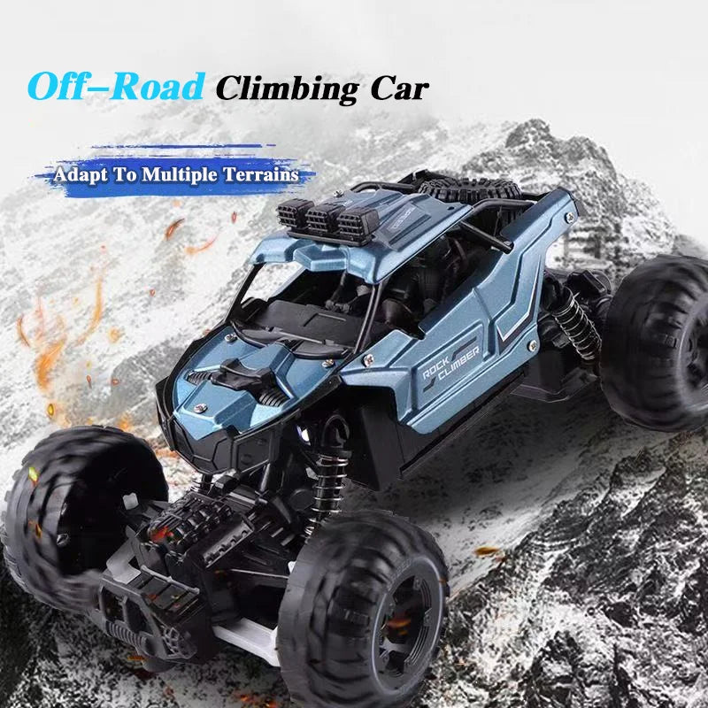 2025 New 2.4G Alloy Electric RC Car High Speed Off Road Racing Vehicle Truck Rechargeable Kids Toy Perfect for Boy  Outdoor Play