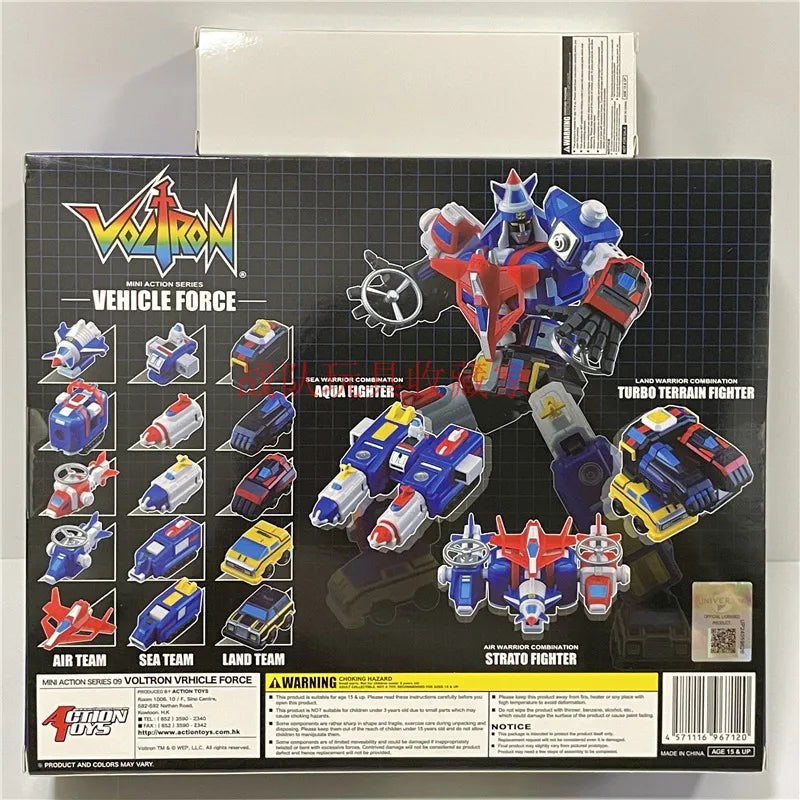 In Stock Original Bandai Toys Dairugger Voltron Mecha Fleet Daleka 15 Machine Split-fitting Mobile Doll Boys Gift