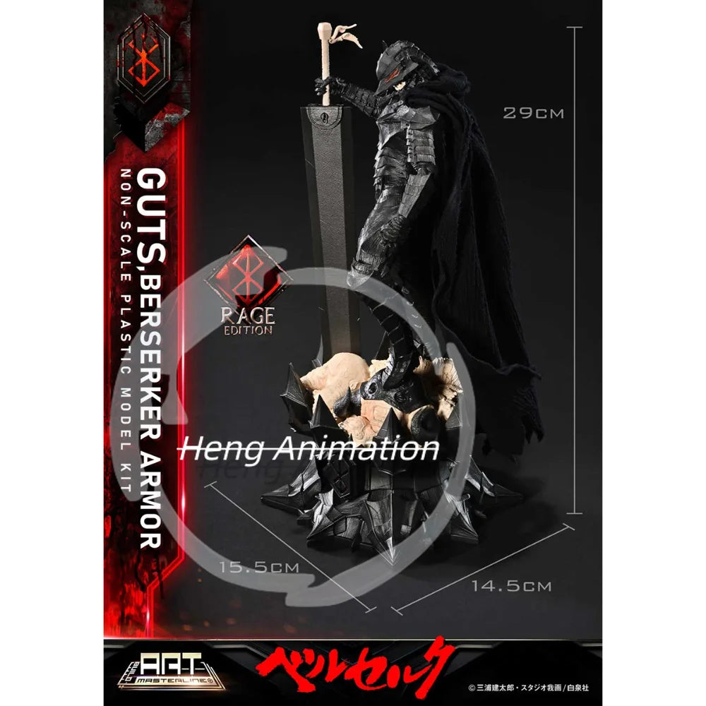 pre-sale Prime 1 Studio Berserker Armor Rage Plastic Model Kit Unpainted White Model Q1 26