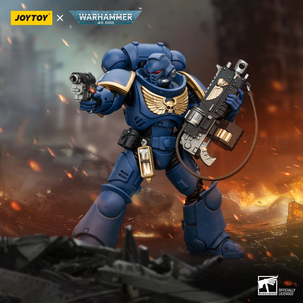 【In stock 】JOYTOY 1/18 Action Figure Warhammer 40K Ultramarines Intercessors Model