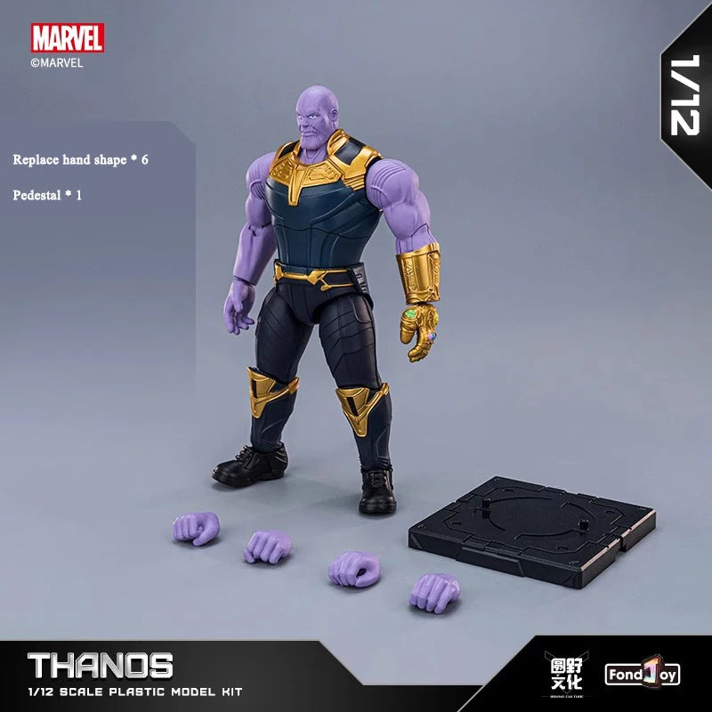Original Fondjoy Marvel Figuren Hulk Thanos Captain America Spider-Man Thor Iron Man Cool Boy Spielzeug Custom Modelle Puppen Kinder Geschenke