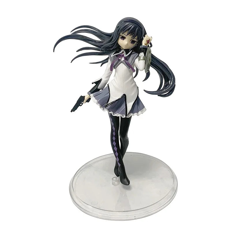 Anime Puella Magi Madoka Magica Figur 17cm Akemi Homura Action Figural Pvc Modell Kawaii Dekoration Puppe Kinder Spielzeug Weihnachtsgeschenk