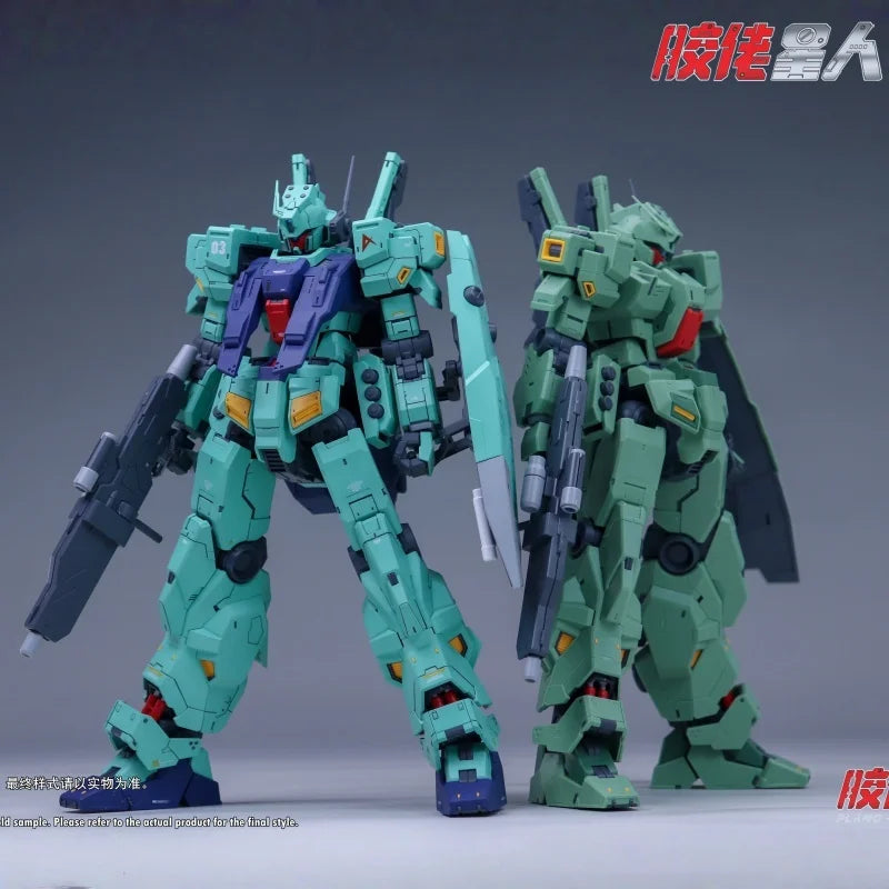 1/100 Jiaolao Xingren Second Bullet Jetta Amuro Special Mg Jetta Jetta Steel Assembly Model Action Figure Collection Gift Toy