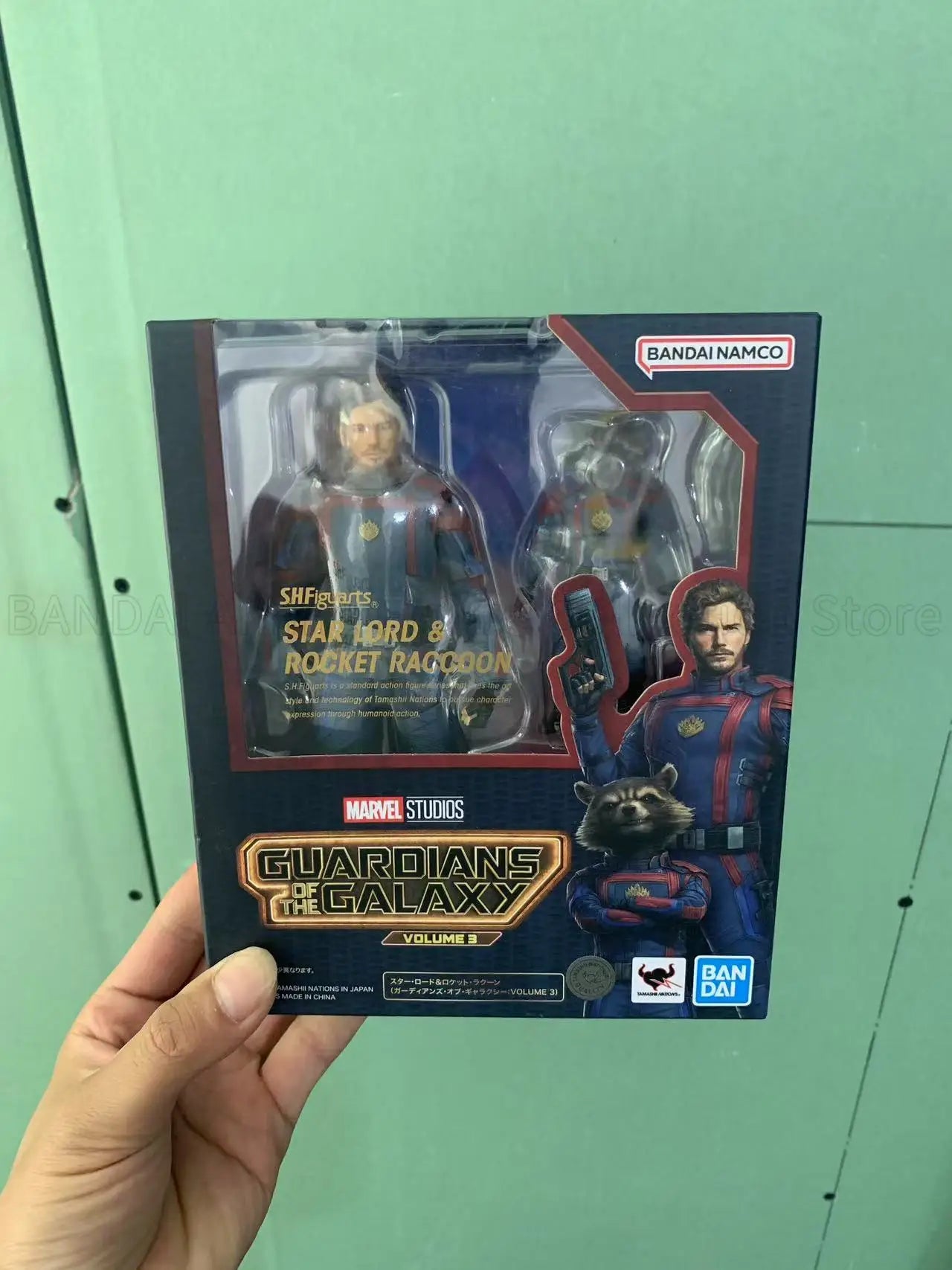 In Stock Original MarvelLegends S.H.Figuarts Marvel Shf Star Lord Rocket Raccoon Guardians of The Galaxy3 Action Figure Gift