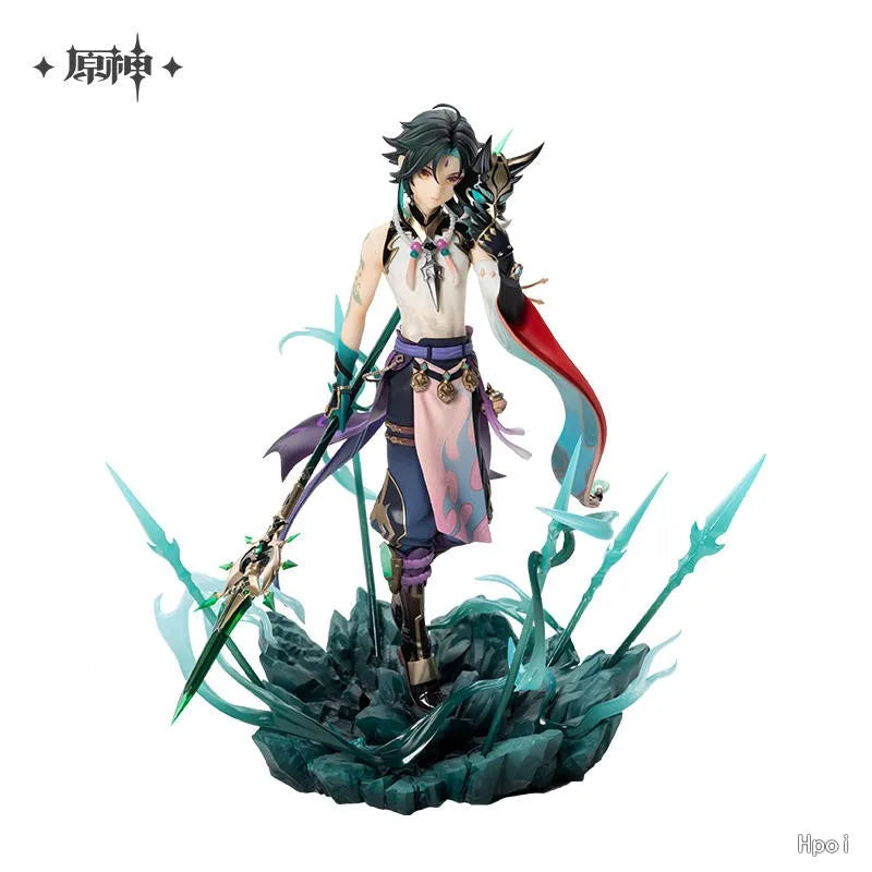 18CM Аниме игра Genshin Impact Xiao Фигура Изправена Готина Поза Аниме Модел Играчки Подаръци Колекция Декорация Орнаменти PVC