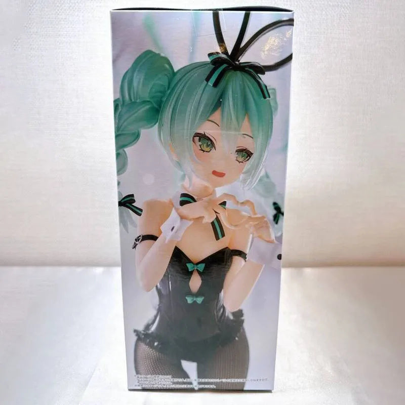 FuRyu Hatsune Miku BiCute Bunnies Hatsune Miku Bunny Girl Ver. 27CM PVC Anime Figurin Collection Model Toy