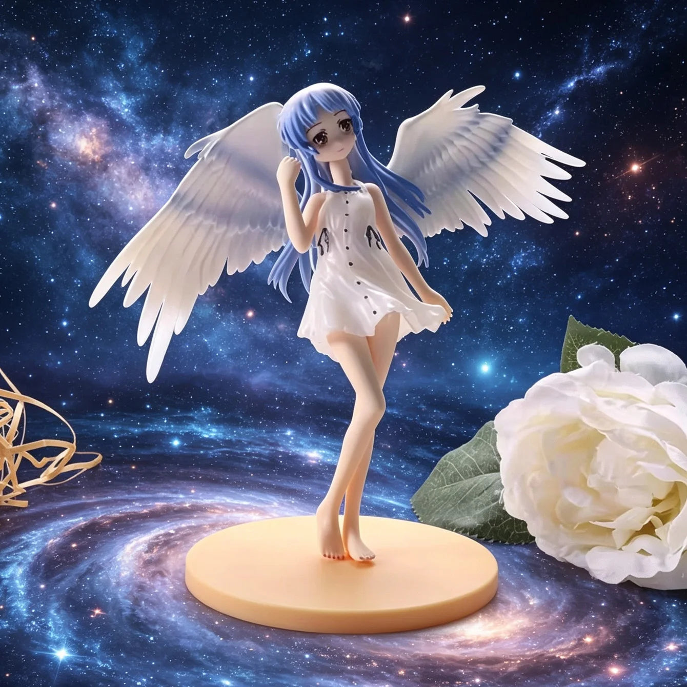 Angel Beats Tachibana Kanade Anime Figure Wing Angel PVC Figurine Desktop Collectible Statue Ornament for Anime Fans