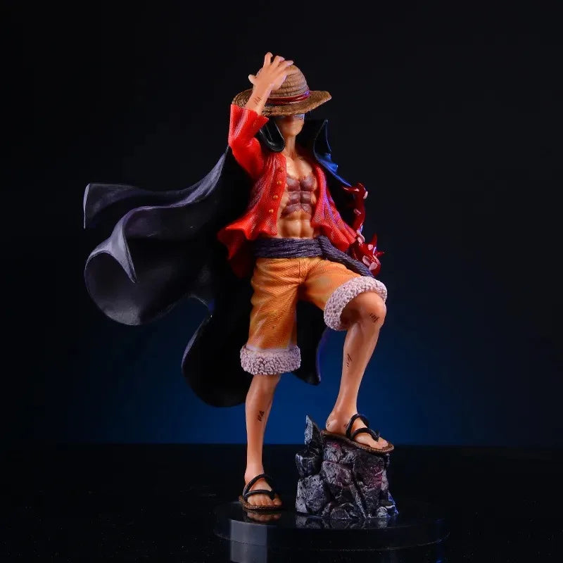New One Piece Luffy Anime Figure Monkey D. Luffy Action Figurine 25cm PVC Collectible Model Doll Toys Gift