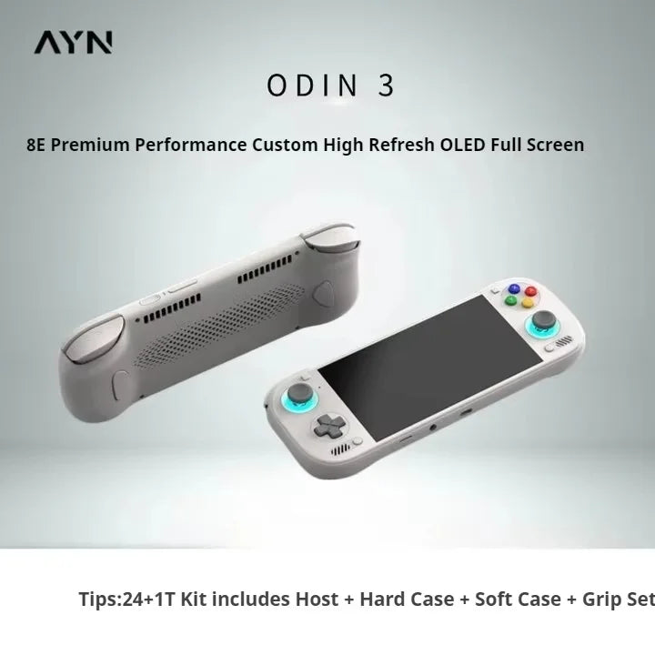 Pre-sale AYN Odin3 Handheld Game Players Qualcomm 8 Elite 6inche AMOLED 120Hz 8000mAh Game Console Hall Joystick 8000mAh Android