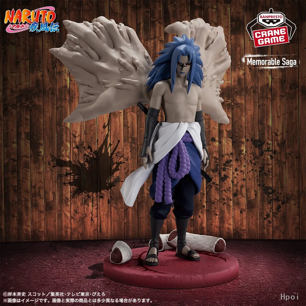 【Pre Sale】 Original BANDAI BANPRESTO Memorable Saga Special NARUTO Shippuden Uchiha Sasuke Anime Figure Model Collection