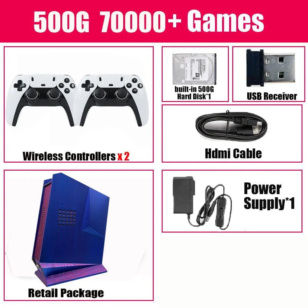 Support 3D Video Games Win11 And Batocera G3 Pro Retro Game Box 99999+GAME 2TB Game System For PS2 PS3 WIIU WII SS Saturn Intel
