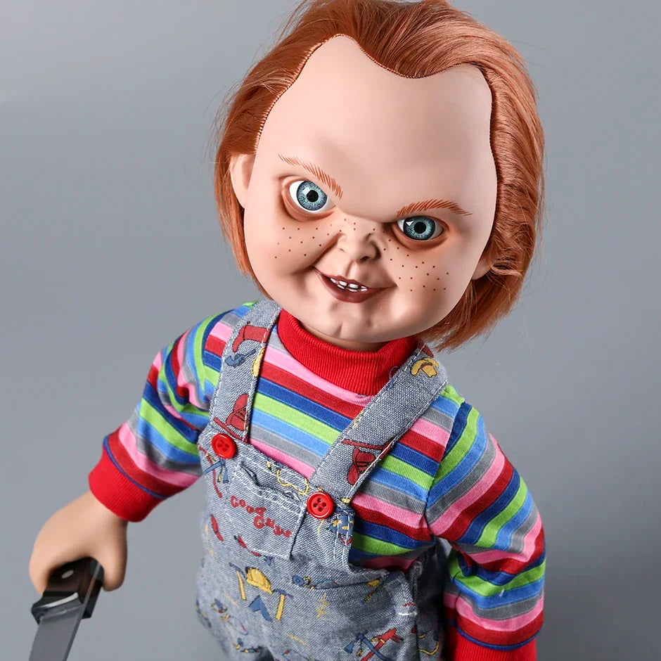 Child's Play - Chucky 15" Good Guy with Sound Sneering Mezco PVC Figure Action Figurine Collectible Model Toy