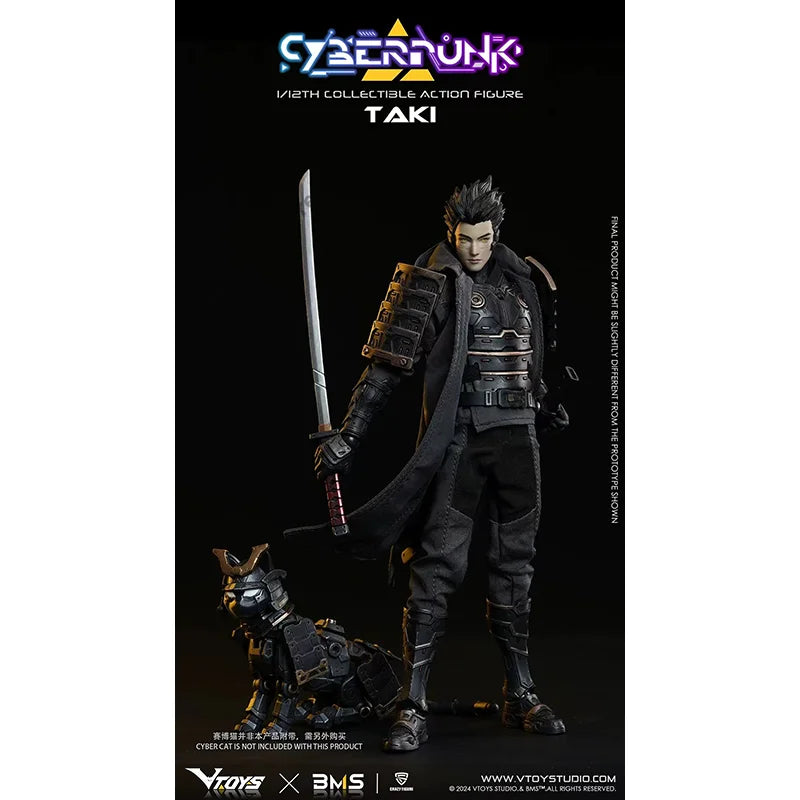 VTOYS 1/12 Cyberpunk Samurai Taki Action Figure