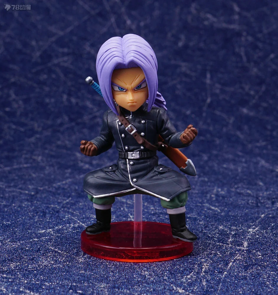 6 Stücke/1 Satz WCF BANDAI Anime Dragon Ball Son Goku Klette Serie Figur Karifura Broli Set Modell Spielzeug Geschenksammlung Aciton Figur