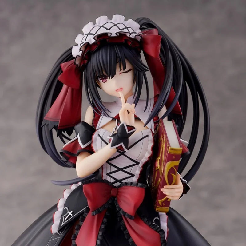 New Date A Live Kurumi Tokisaki 'Nibelcole' Anime Figure Gothic Lolita Spirit Collector Statue Desktop Ornaments Model Toy Gift
