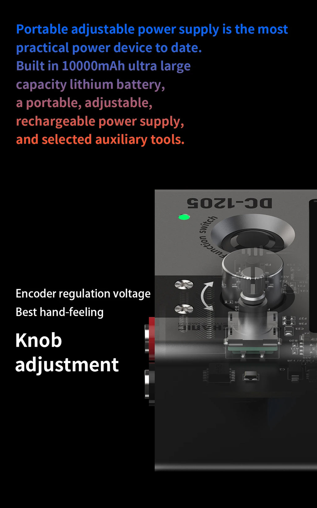 【MECHANIC】POWER BOX2.0 Multi mode Portable Adjustable Power Supply Tester for Phone Repair Current and Voltage Detection Tool