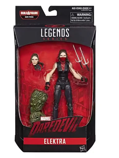 Original Hasbro Marvel Legends Series ELEKTRA Anime Figure Toy Collection Model