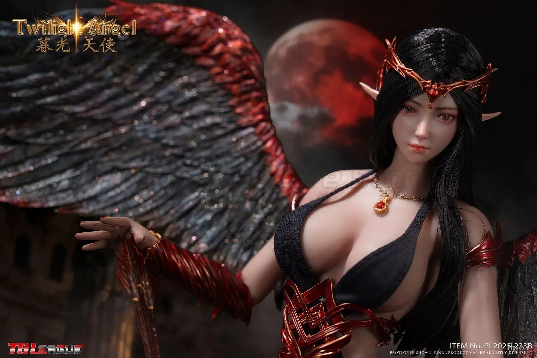 【MT】Original TBLeague PL2025-233B Twilight Angel Black Style 1/6 Action Figure Toy Collection Model Ornament