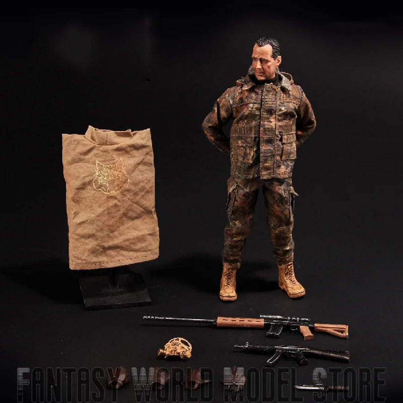 In Stock VORTEXTOYS V00011 1/12 Male Soldier Sniper JACKAL Combat Boots Camouflage Clothing Model Full Set 6'' Action Figure