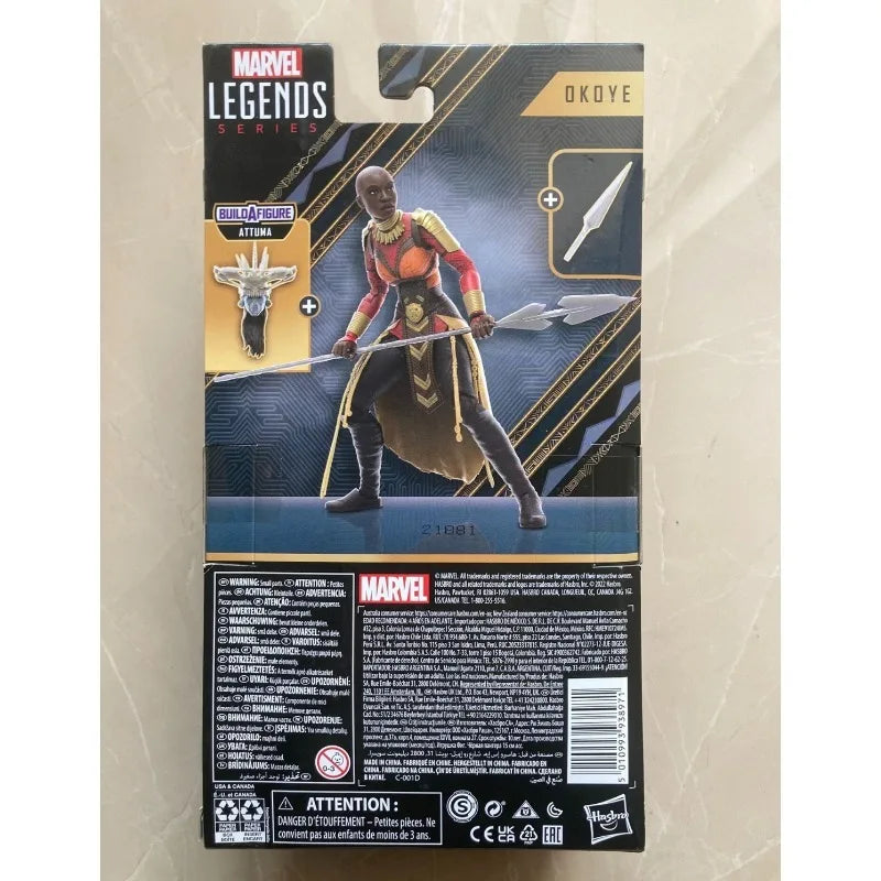 New Original Marvel Legends Series BLACK PANTHER WAKANDA FOREVER OKOYE Action Figure Model Toys Gifts
