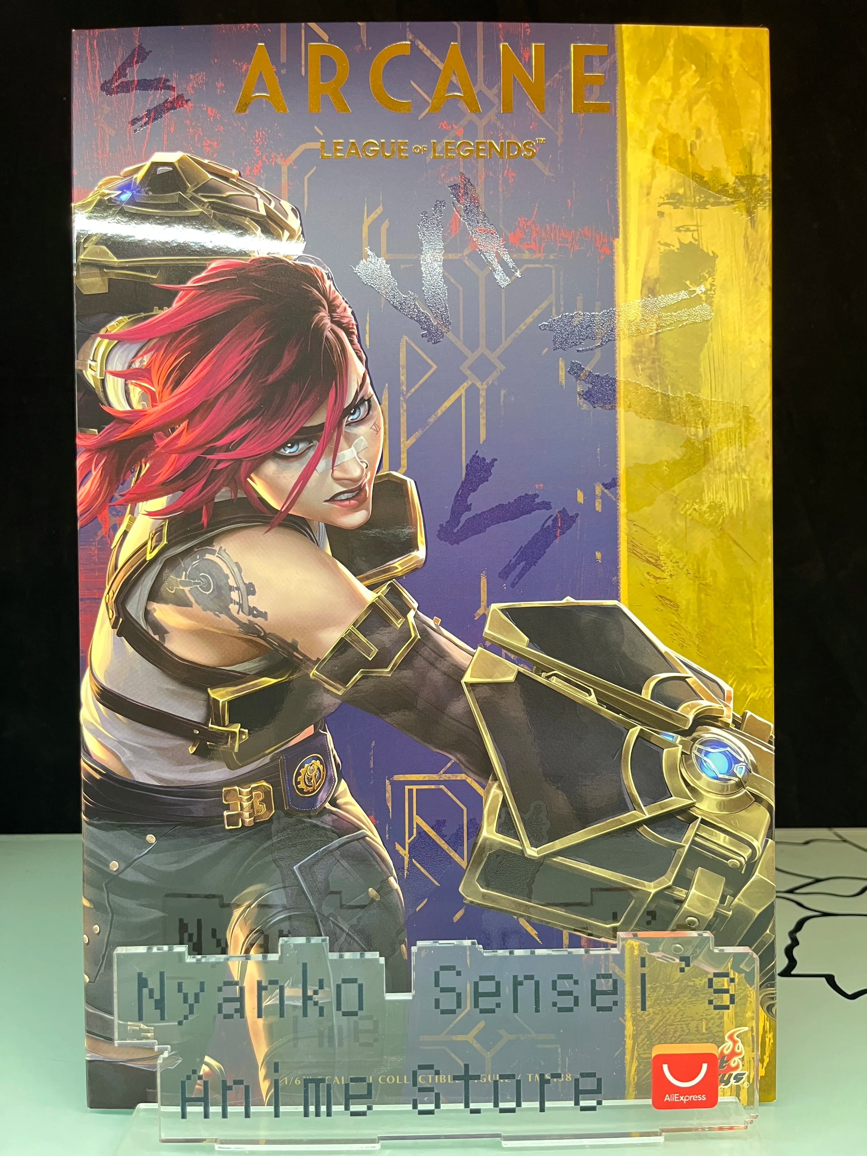 In Stock Hot Toys League of Legends Arcane Season 2 Vi TMS138 1/6 Scale Action Figure Anime Model Trendy Toys Collectibles