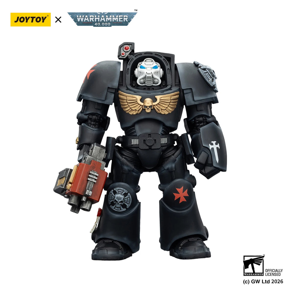 JOYTOY Warhammer 40k 1/18 Action Figures Terminator Black Templars Dark Angels Imperial Fists White Scars Salamanders Model Toys