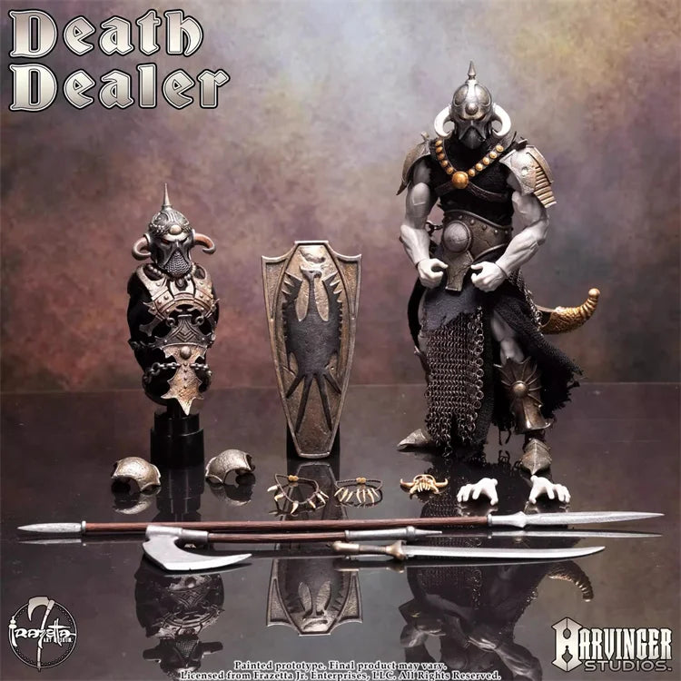 Pre-saleCut-offs Harbinger Studios Savage Furnace 1/12 Death Dealer Movable Soldier Figurine Ornament Collectible Gift