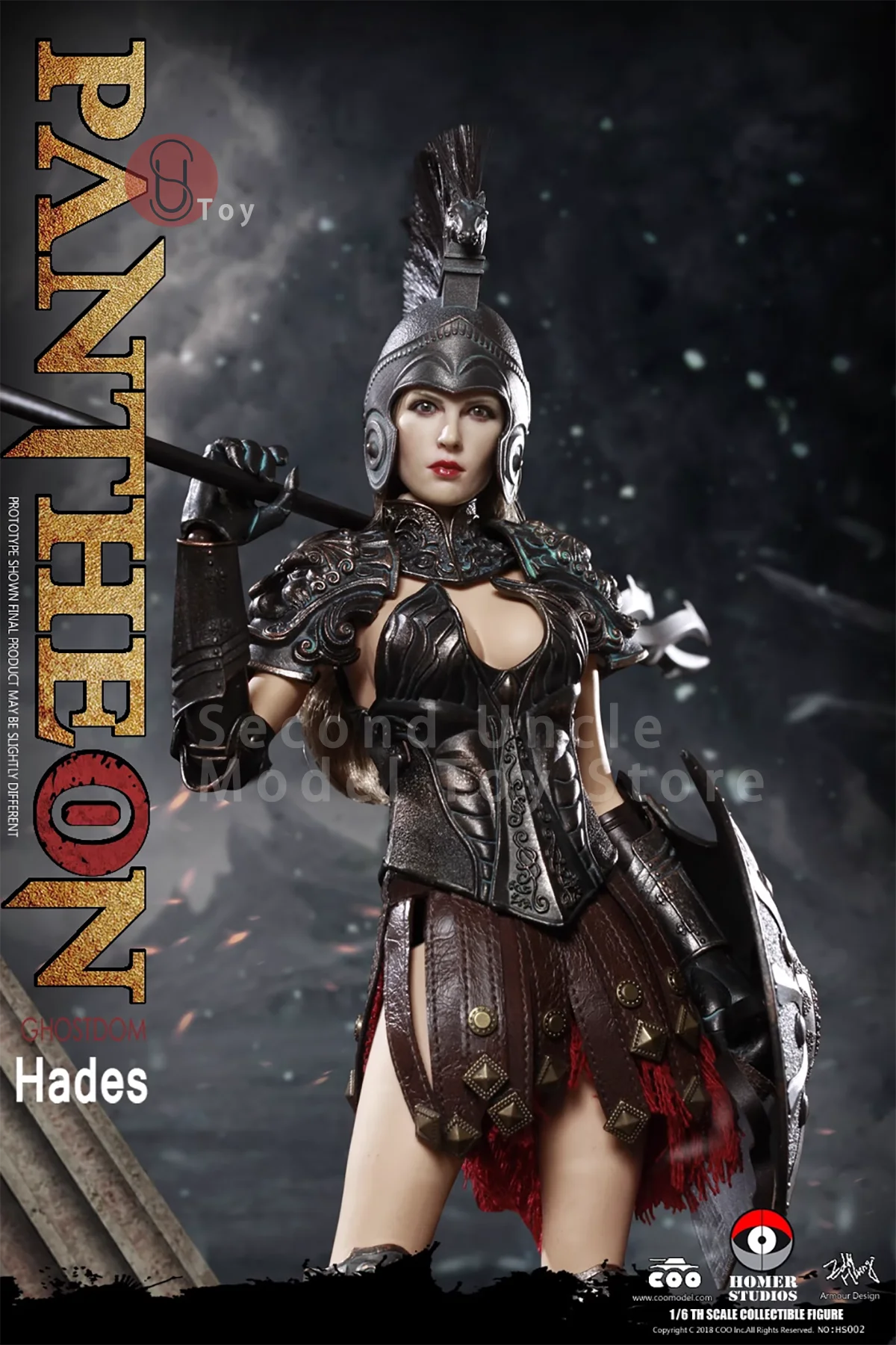COOMODEL HS001 HS002 1/6 The Goddess Wisdom Athena Ghostdom Hades Platform Bracket Full Set Action Figure Collectible Toys