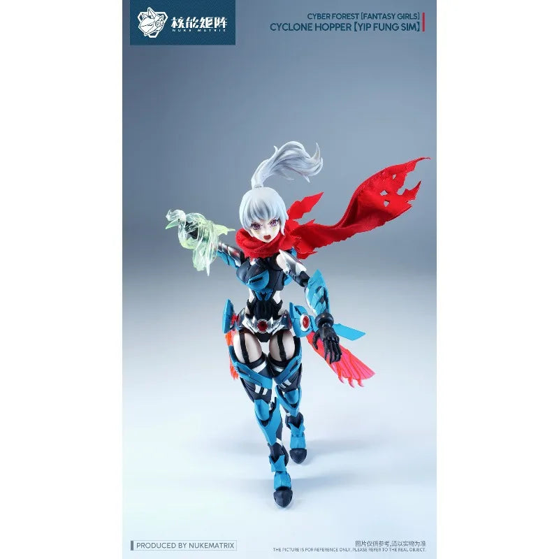 Nuke Matrix Original CYBER FOREST FANTASY GIRLS CYCLONE HOPPER YIP FUNG SIM Assemble Toy for Boys Girls Gift Collectible Model