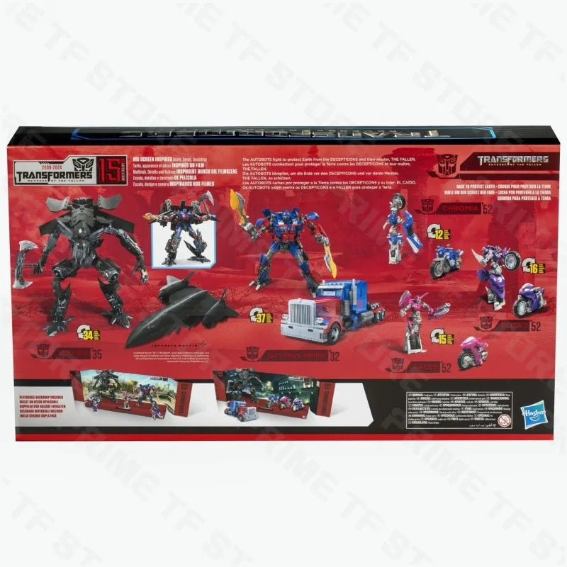 Original Hasbro Transformation Toy SS Studio Series 15th Anniversary of The Movie Autobot Five-person Suit Anime Figure Toy