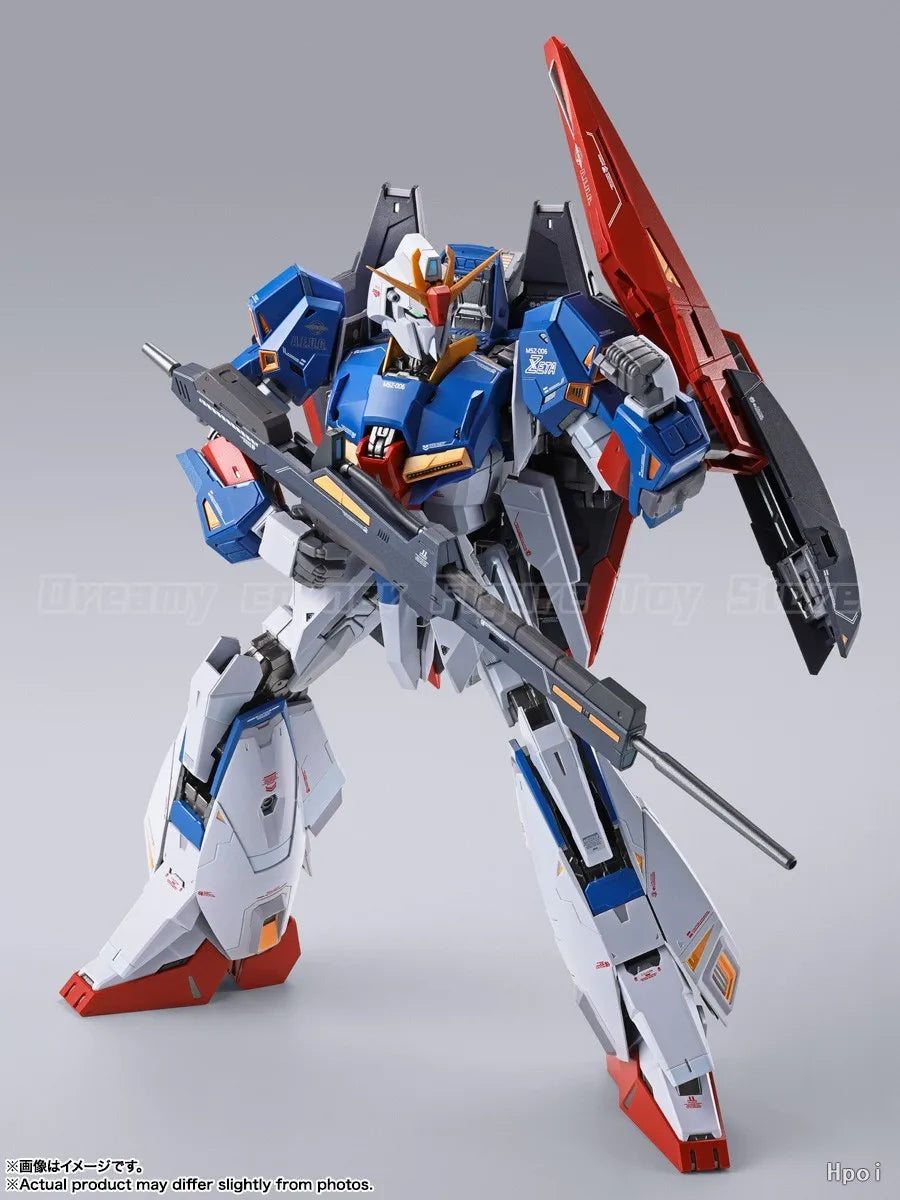 【In Stock】Original BANDAI SPIRITS METAL BUILD Mobile Suit Z Gundam MSZ-006 Zeta Gundam Action Figure Mecha Collection Toy