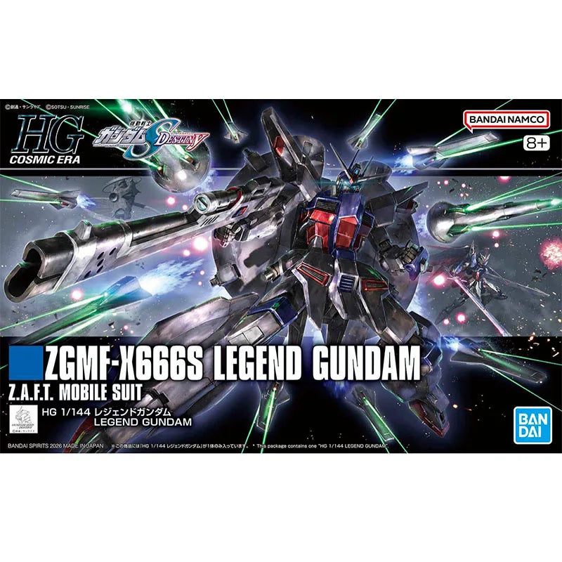 Bandai Gundam Model Kit HGCE Legend Anime Figure Gunpla Building Kit Gundam Collectibles Action Figures Toys For Boys Gift