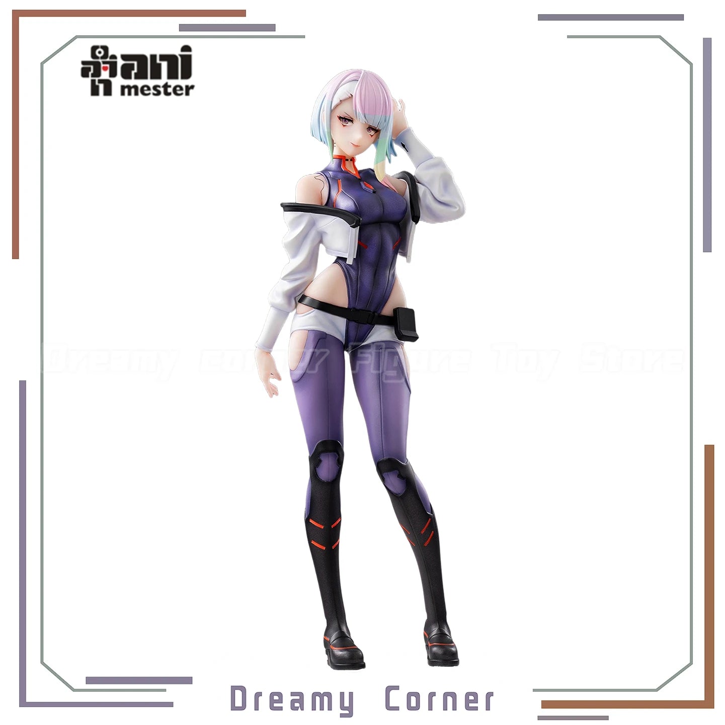 【In Stock】Original AniMester GEE CYBERPUNK: EDGERUNNERS LUCY 1/7 Scale Figure Model Toys