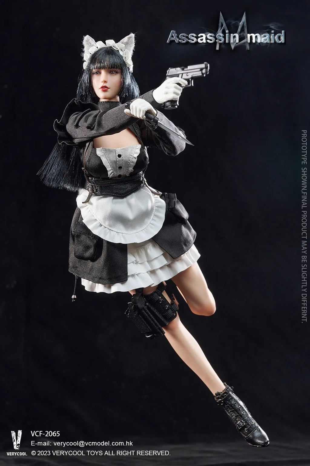 Original VERYCOOL VCF-2065 1/6 Female Soldier   Assassin Assassinates Maid Full Set 12Inch Action Figure Model Collectible
