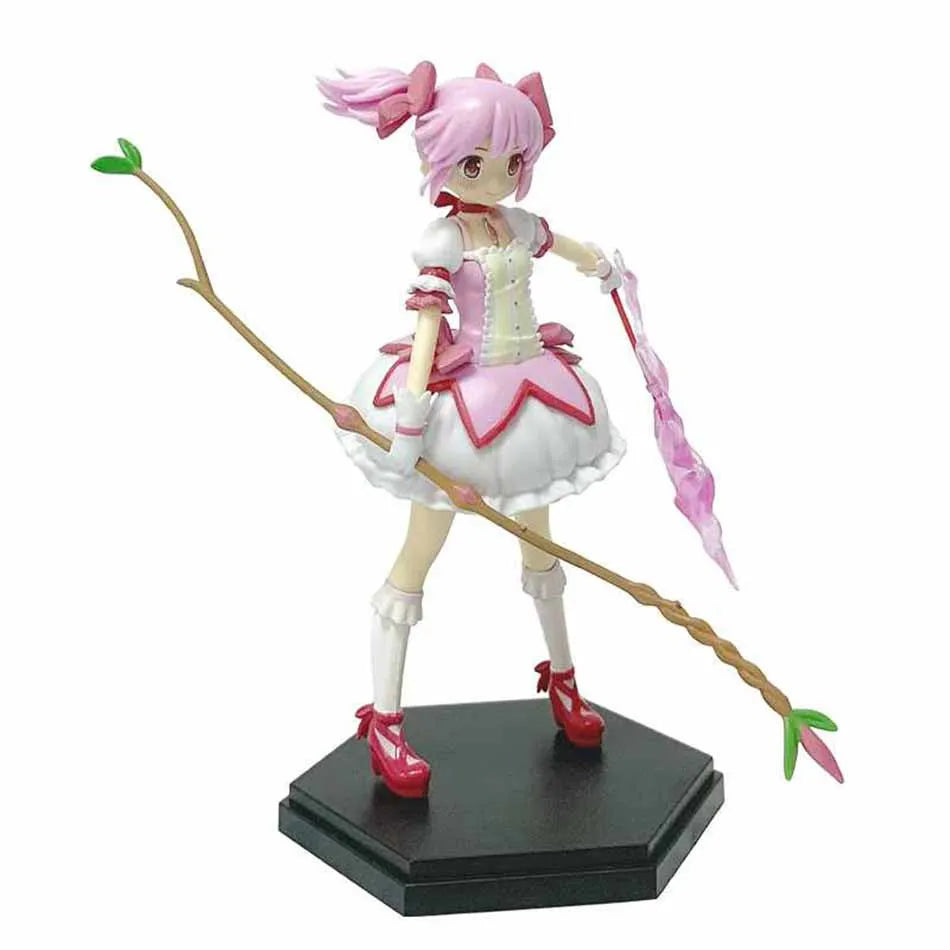 Puella Magi Madoka Magica Anime Figure 17cm Kaname Madoka Action Figure Model PVC Decor Statue Dolls Toys Birthday Present