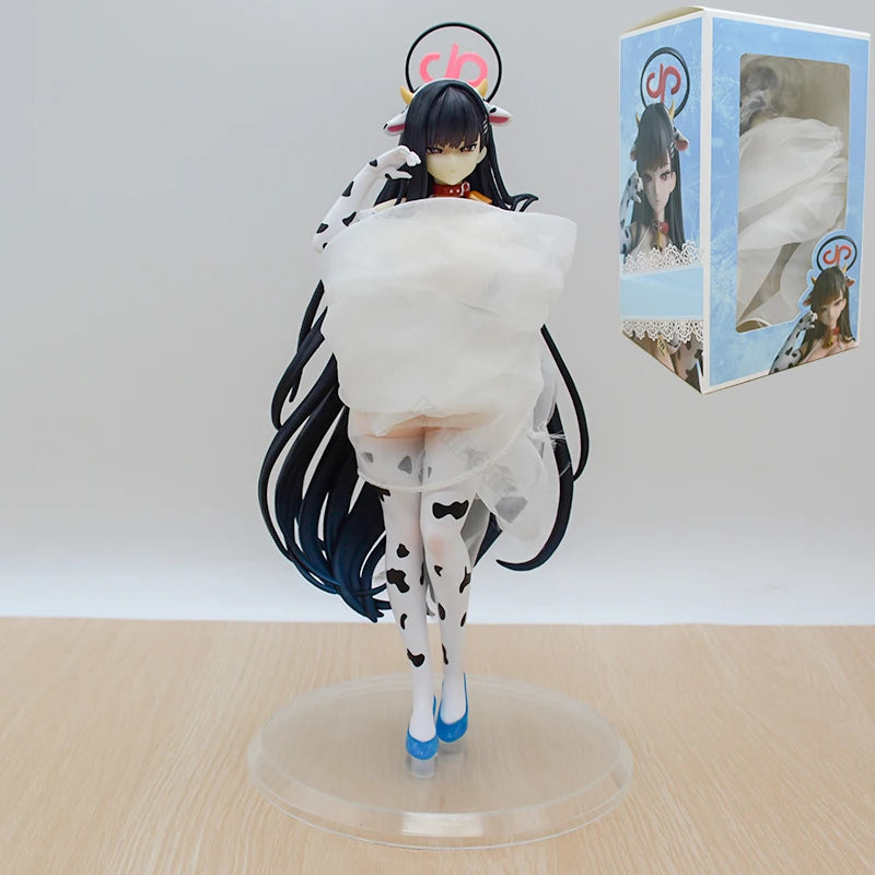 25cm Blue Archive Tsukatsuki Rio Anime Girl Figure Urawa Hanako/Asuma Toki Action Figure Asuna Ichinose Figurine Model Doll Toys